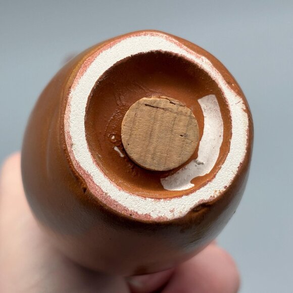 Vintage Stoneware Dripware Salt Pepper Shaker Bowling PinBig Lebowski Style - Picture 5 of 6